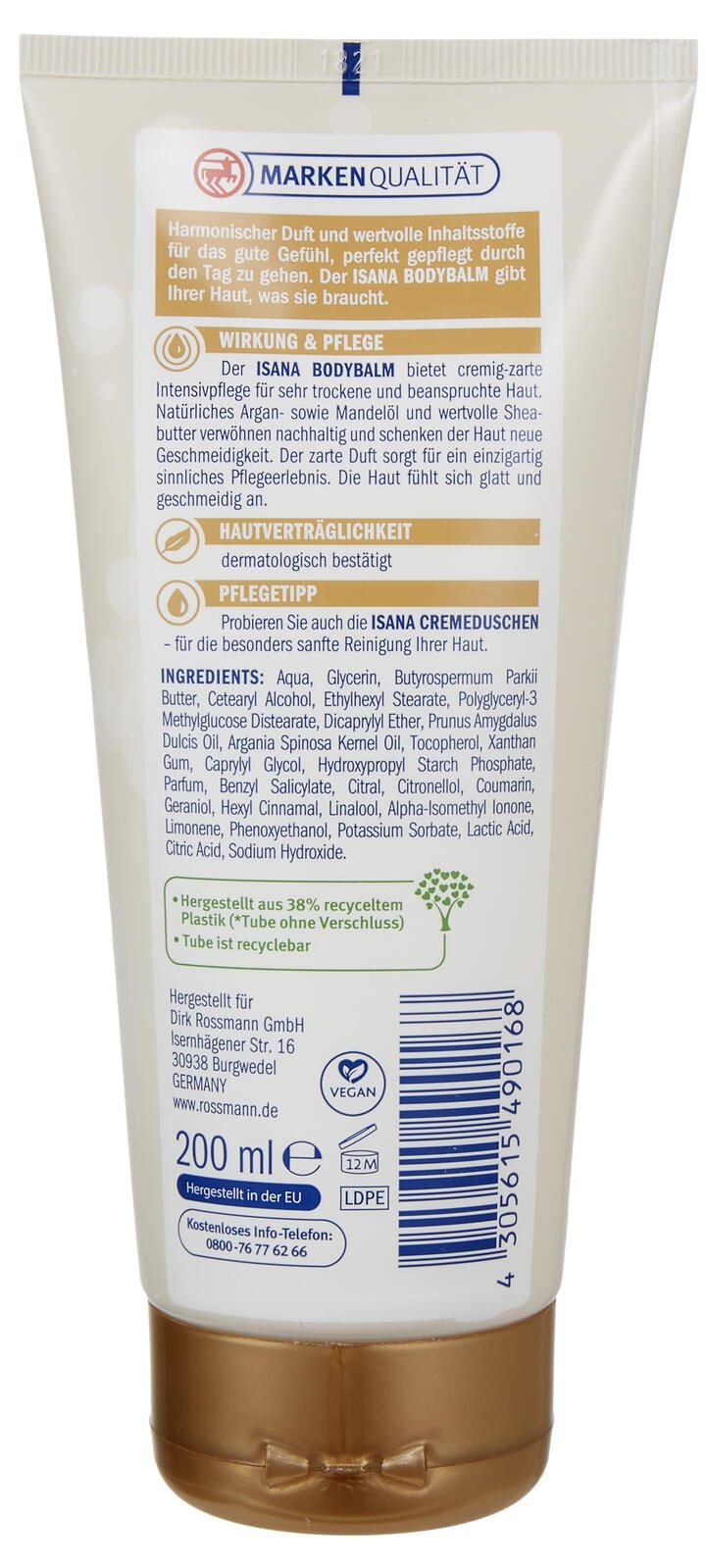 ISANA ARGANÖL Bodylotion 200 ml