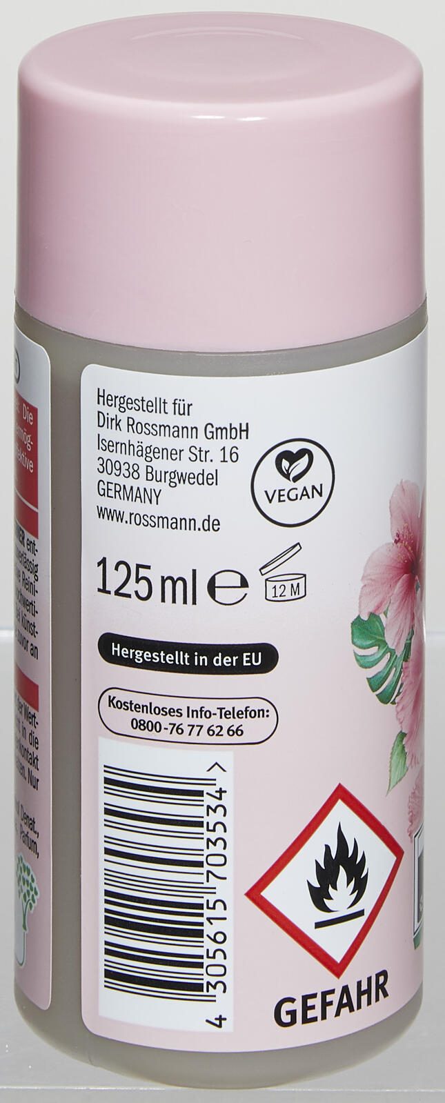 ISANA Nagellackentferner 125 ml