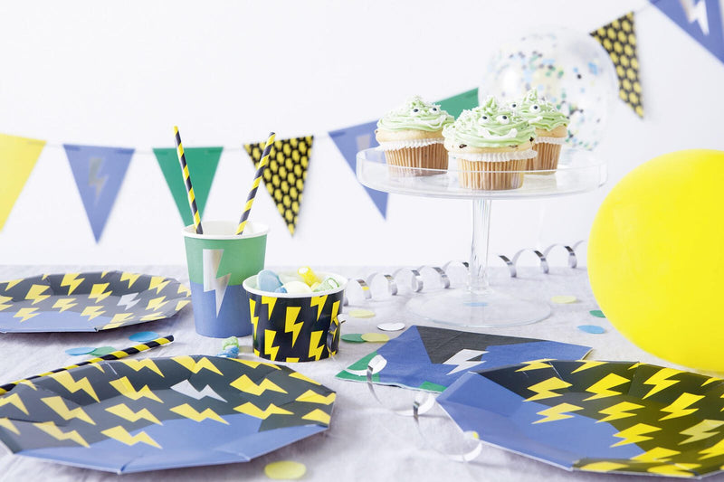 folia Blitze Party-Set mehrfarbig