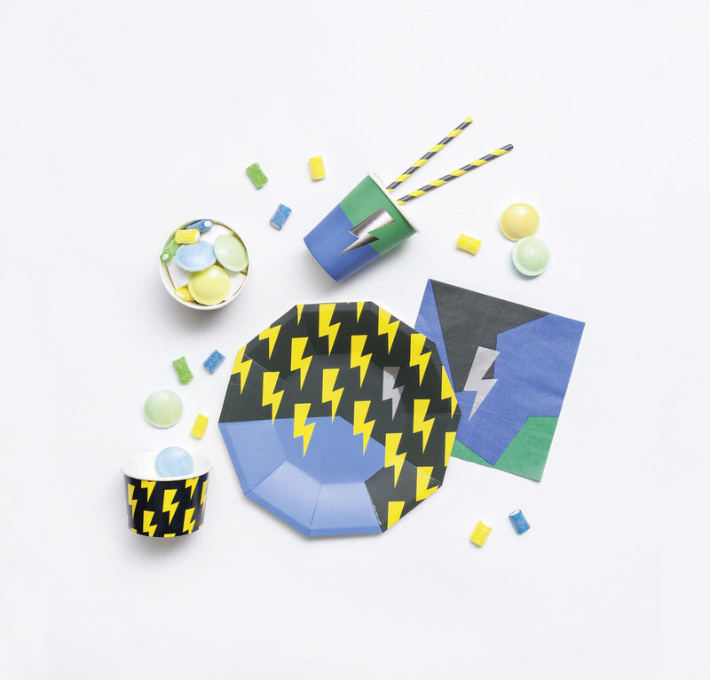 folia Blitze Party-Set mehrfarbig