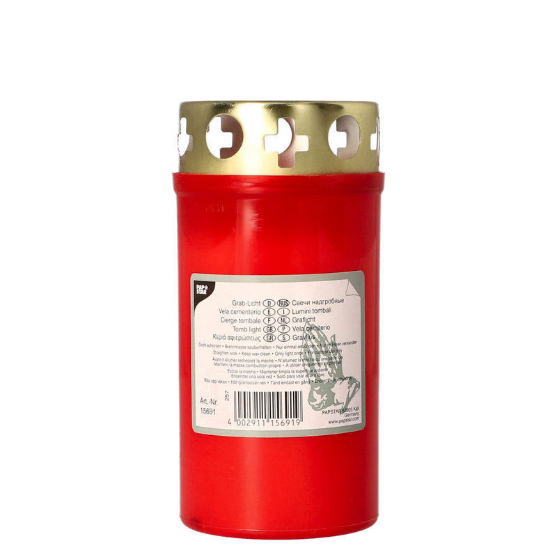 STARPAK Grablicht 12.5 cm rot