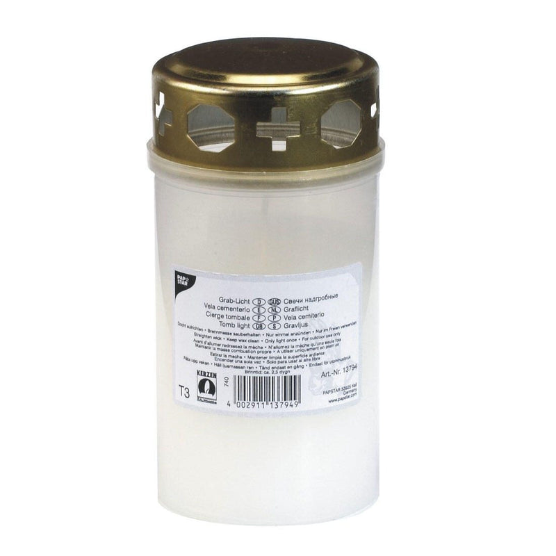 STARPAK Grablicht 12.5 cm weiß