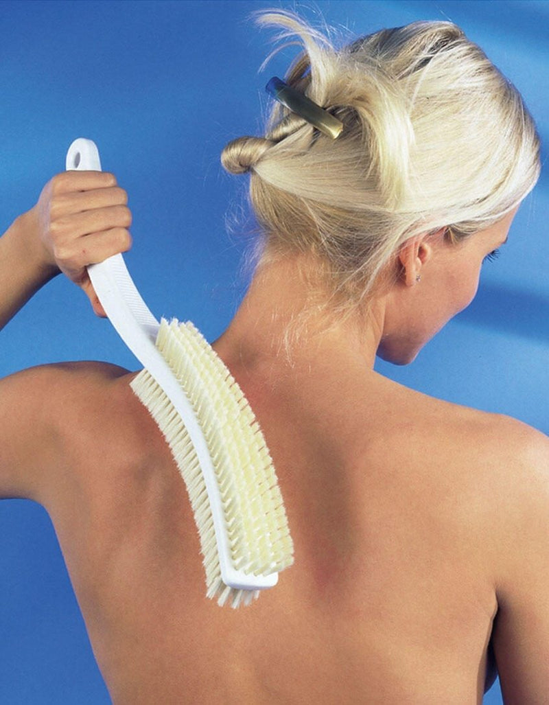 Maximex Massagebürste weiß Kunststoff