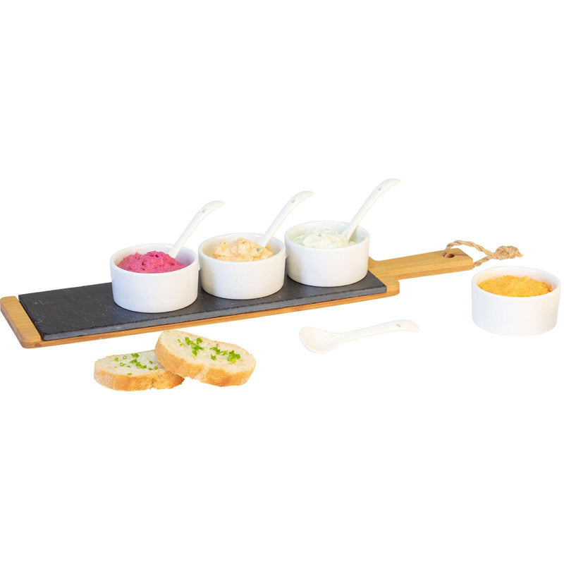 WESTMARK Tapas + Friends Tapas-Set weiß/braun, grau