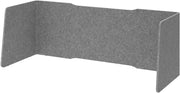 HAMMERBACHER Akustik-Tischtrennwand, grau 174 x 60,5 cm