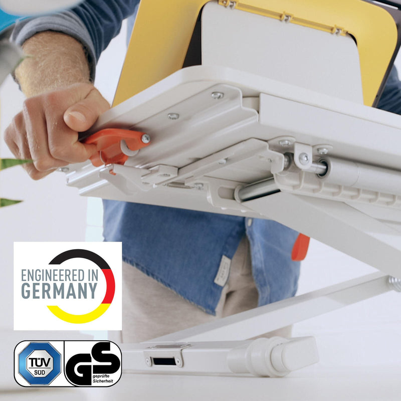 LEITZ Schreibtischaufsatz Ergo Cosy mit Ablage grau