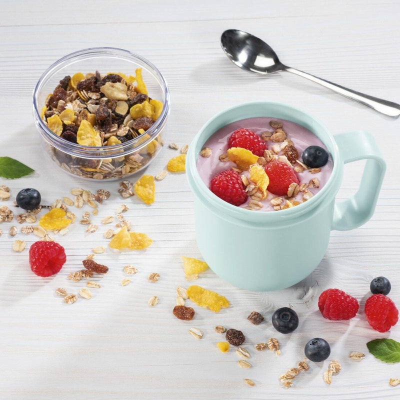 xavax® Müslibecher To Go Speisebehälter 8.7 cm 0,7 l pastellblau