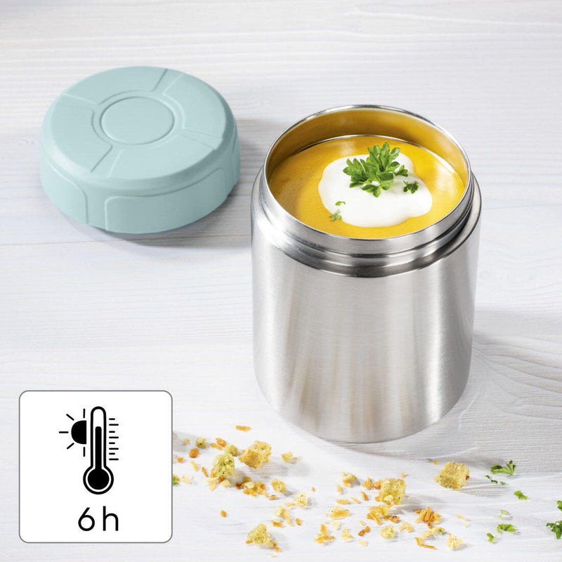 xavax® Isolier-Speisebehälter 8.9 cm 500,0 ml silber, blau