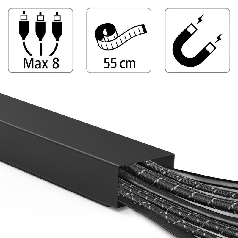 Hama Kabelkanal 55 cm schwarz