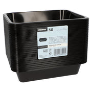 STARPAK Einweg-Menüschalen 1,33 l schwarz