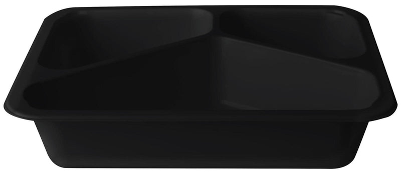 STARPAK Einweg-Menüschalen 1,095 l schwarz