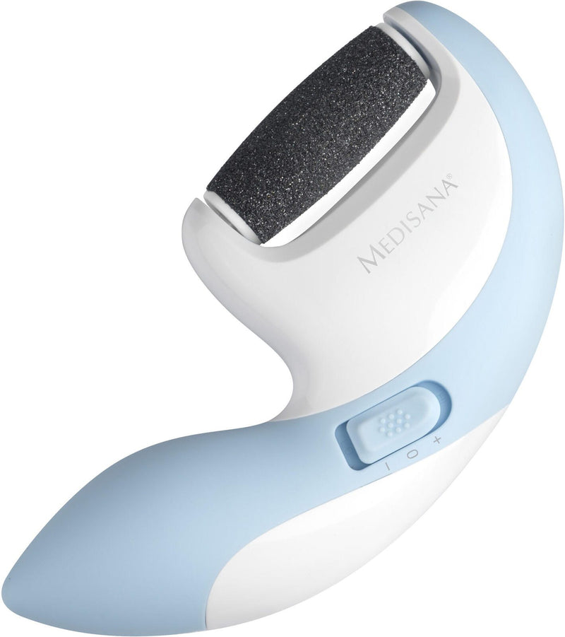 medisana CR 870 Elektrischer Hornhautentferner 3 Aufsätze (extra grob, grob, fein), Reinigungspinsel und 3x Micro AAA Ba