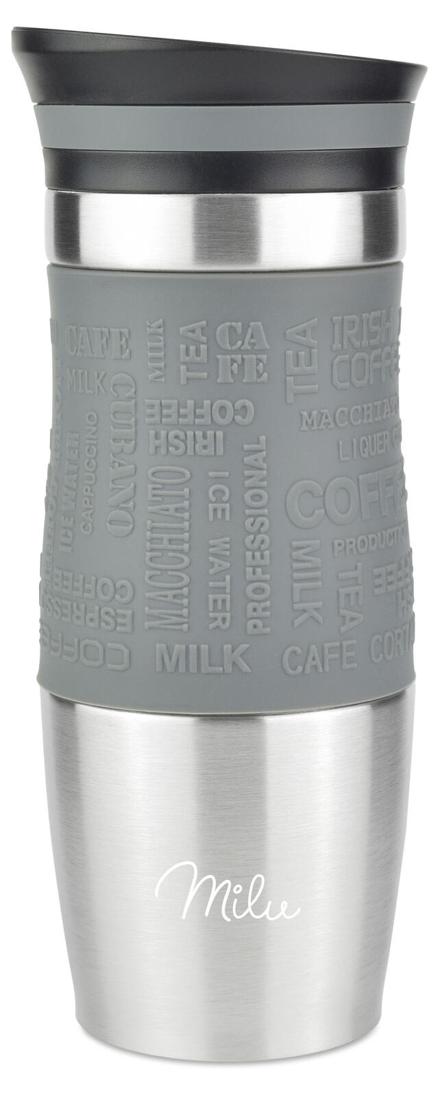 Milu Isolierbecher 370 ml grau