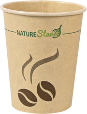NATURE Star Mocca Einweg-Kaffeebecher 8 cm 0,2 l braun