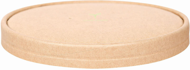 NATURE Star Deckel für Einweg-Salatschalen 15 cm braun