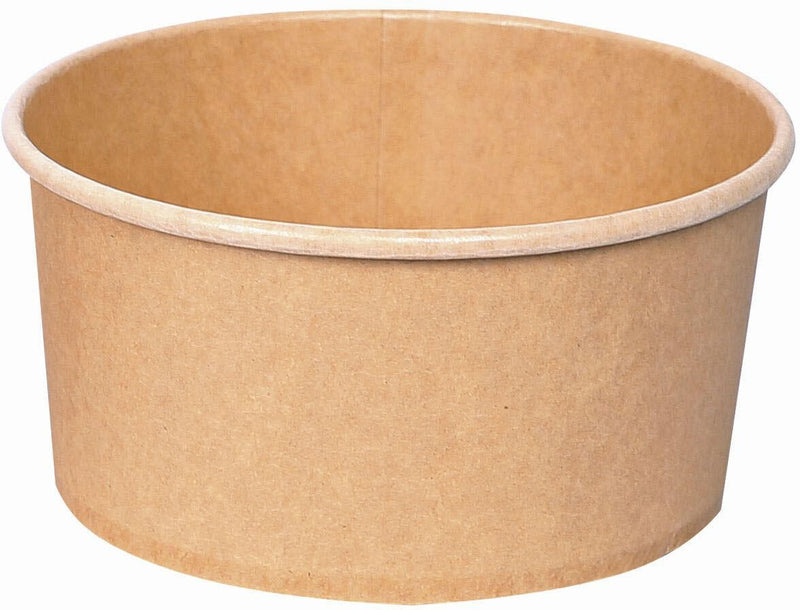 NATURE Star Caesar Einweg-Salatschalen 18.5 cm 1,3 l braun