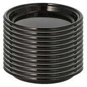 PROPAC Mehrweg-Menüteller 22 cm schwarz
