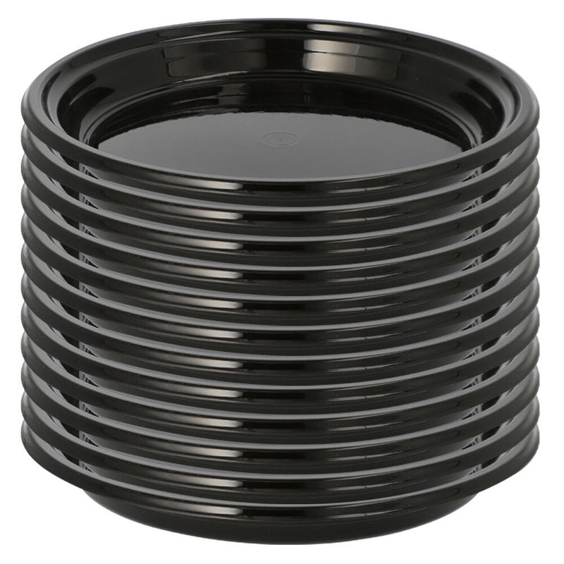 PROPAC Mehrweg-Menüteller 22 cm schwarz