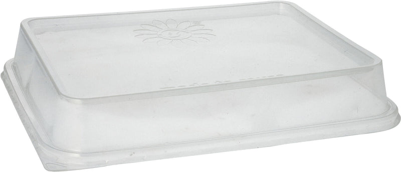 PAPSTAR Deckel für Mehrweg-Menüschalen transparent