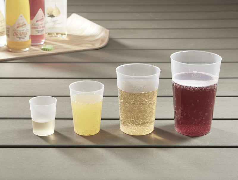 PAPSTAR Mehrweg-Schnapsgläser 4.2 cm 40 ml transparent