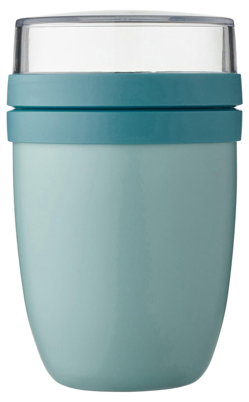 MEPAL Ellipse Isolier-Speisebehälter 10.7 cm 500 + 200 ml grün