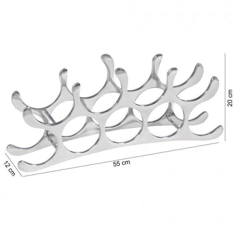 WOHNLING Weinregal WL1.677 silber