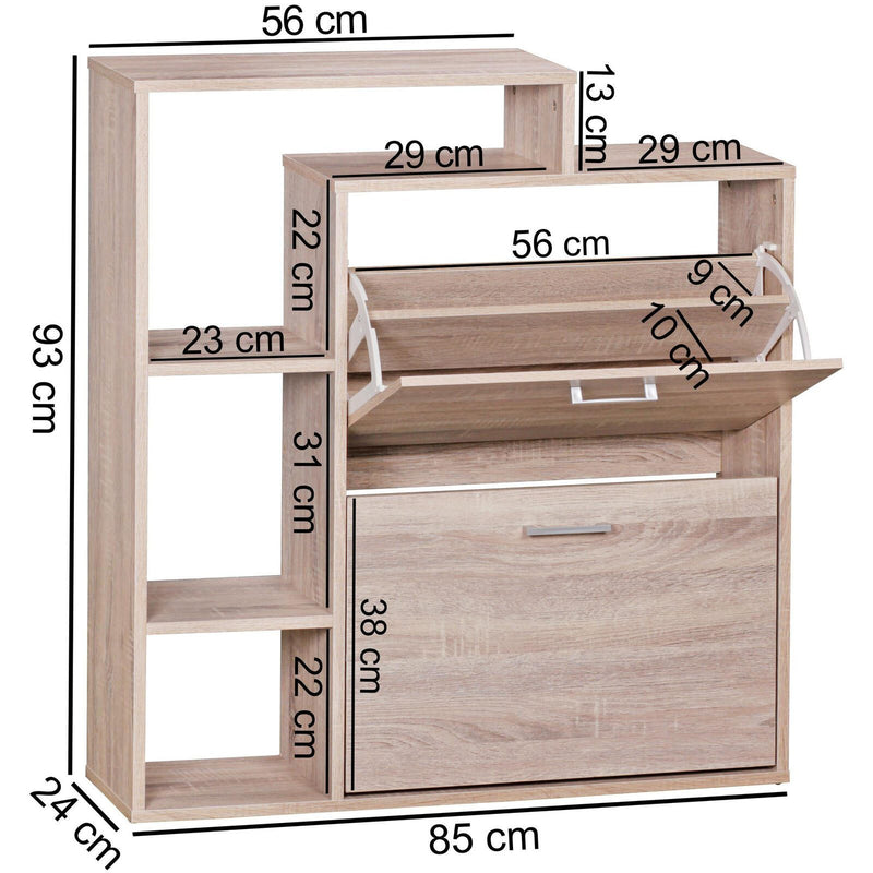 WOHNLING Schuhschrank WL1.793 sonoma