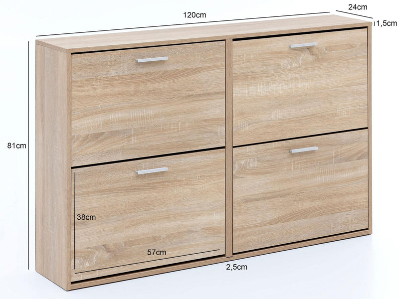 WOHNLING Schuhschrank WL5.828 sonoma