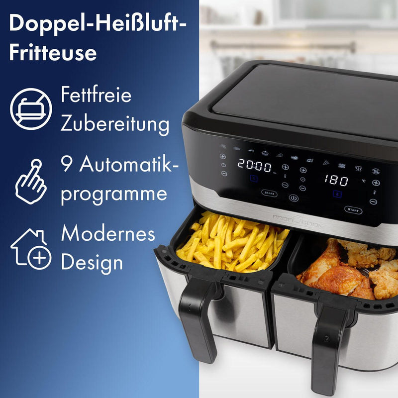 CLATRONIC PC-FR 1242 H Doppelfritteuse