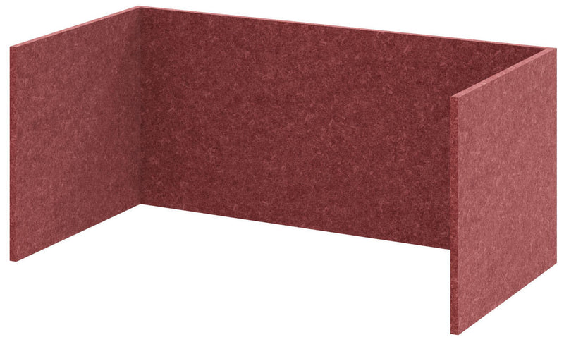 HAMMERBACHER FlexWall Akustikrückwand Vlies bordeaux