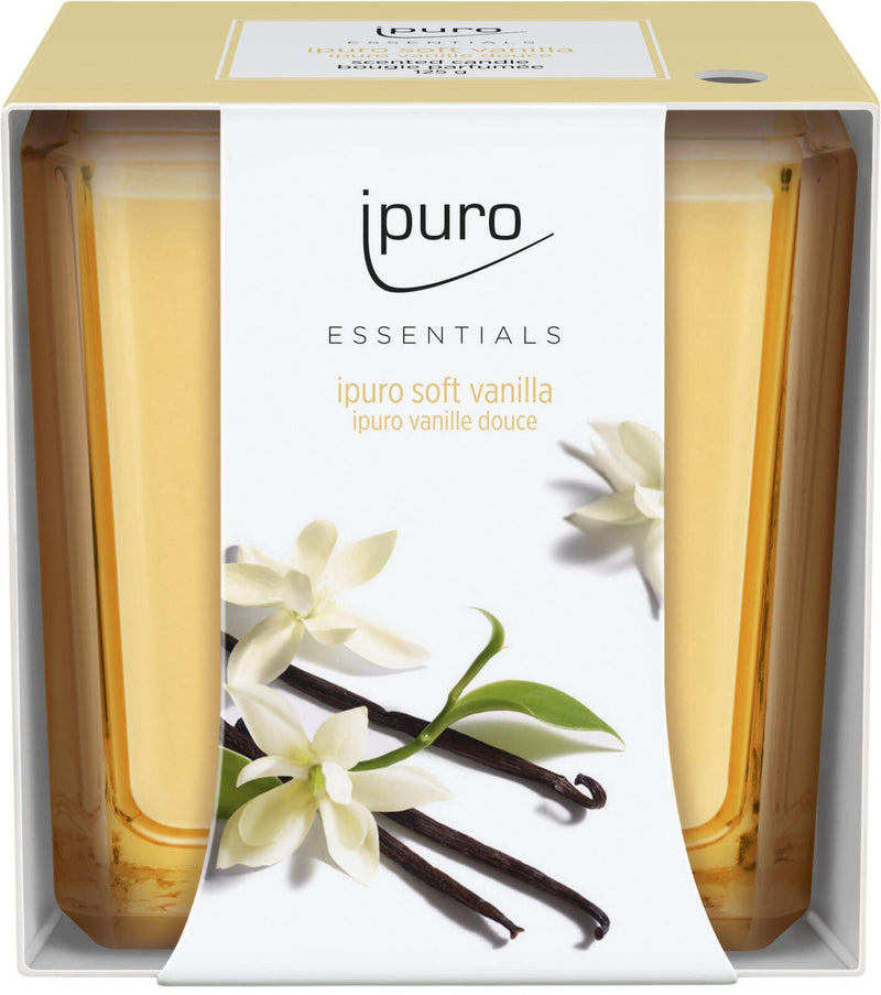 ipuro Soft Vanilla Duftkerze 6.5 cm gelb