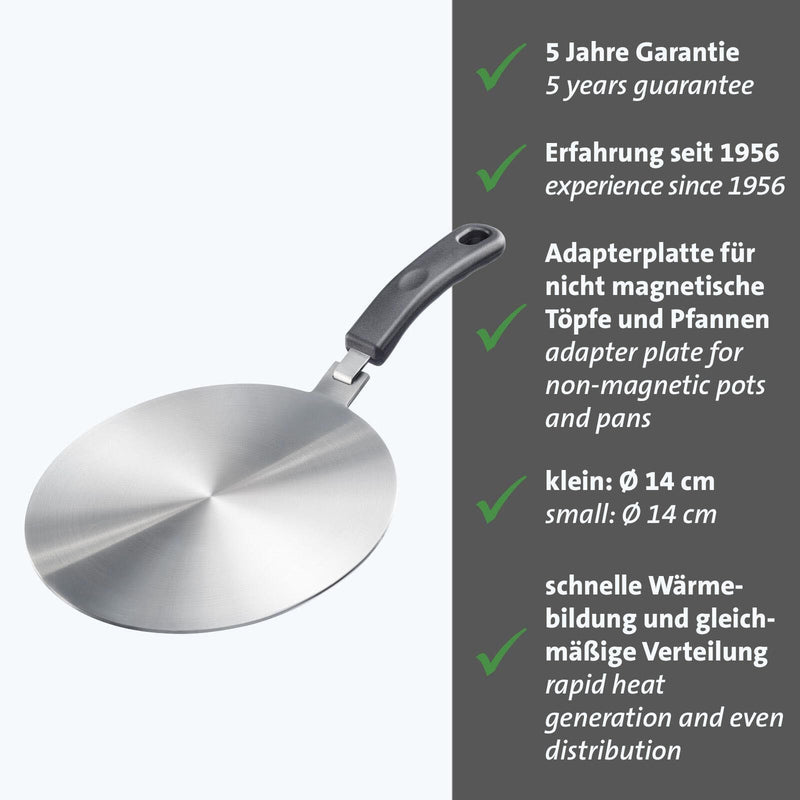WESTMARK Induktion-Adapterplatte 14 cm silber