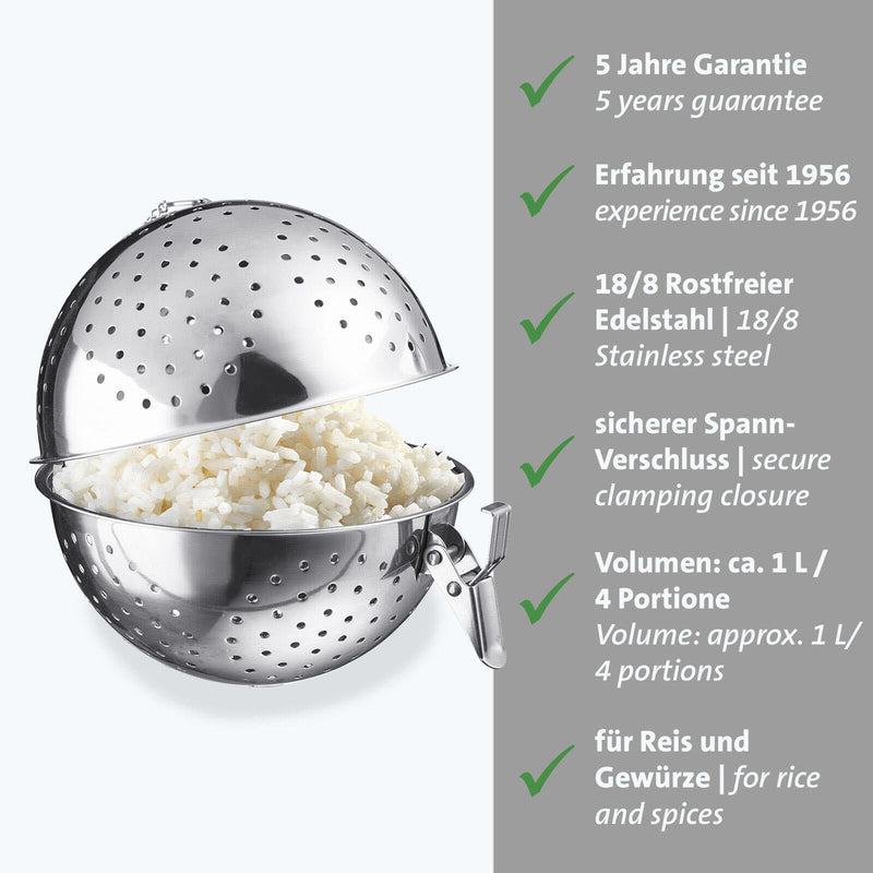 WESTMARK Reiskugel silber