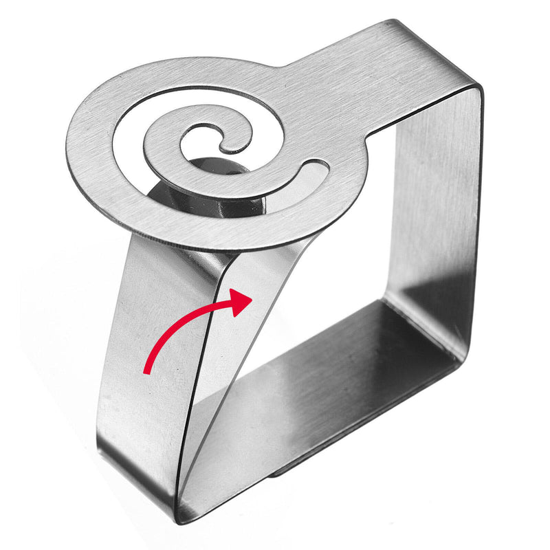 WESTMARK Tischtuchklammern silber