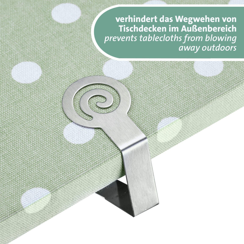 WESTMARK Tischtuchklammern silber