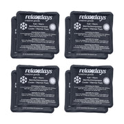 relaxdays Kühlpads 11 cm x 11 cm schwarz