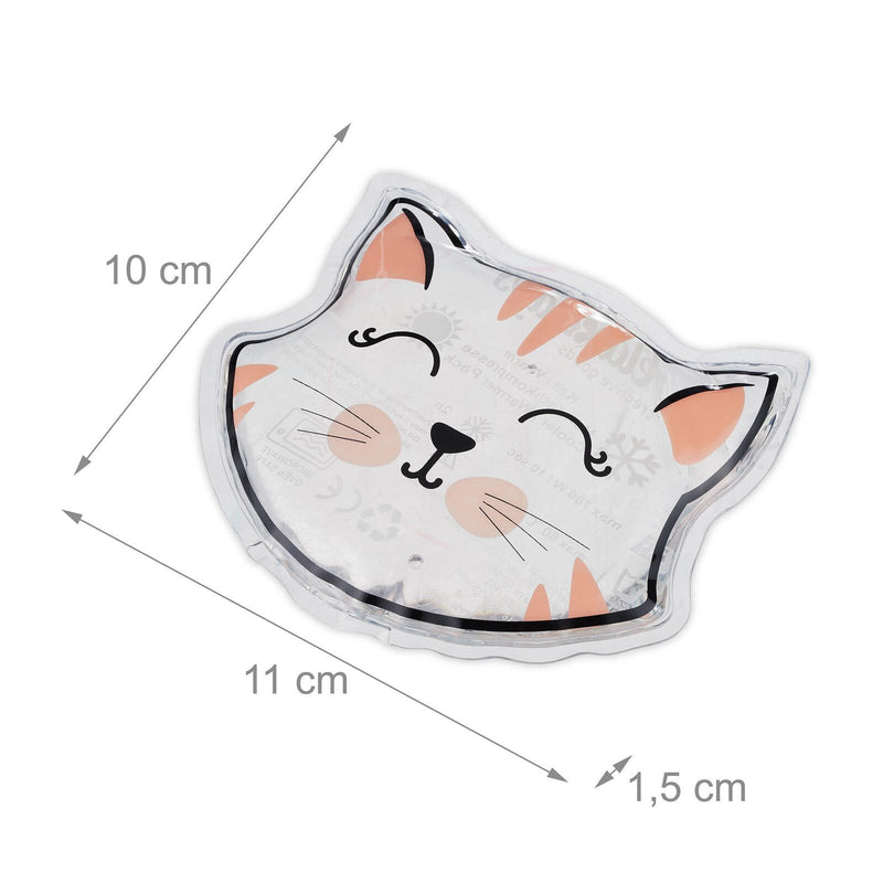 relaxdays Kühlpads Katze 11 cm x 10 cm