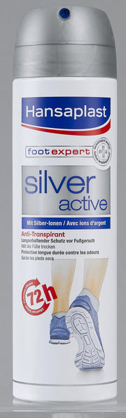 Hansaplast Silver active Fußdeo 150,0 ml