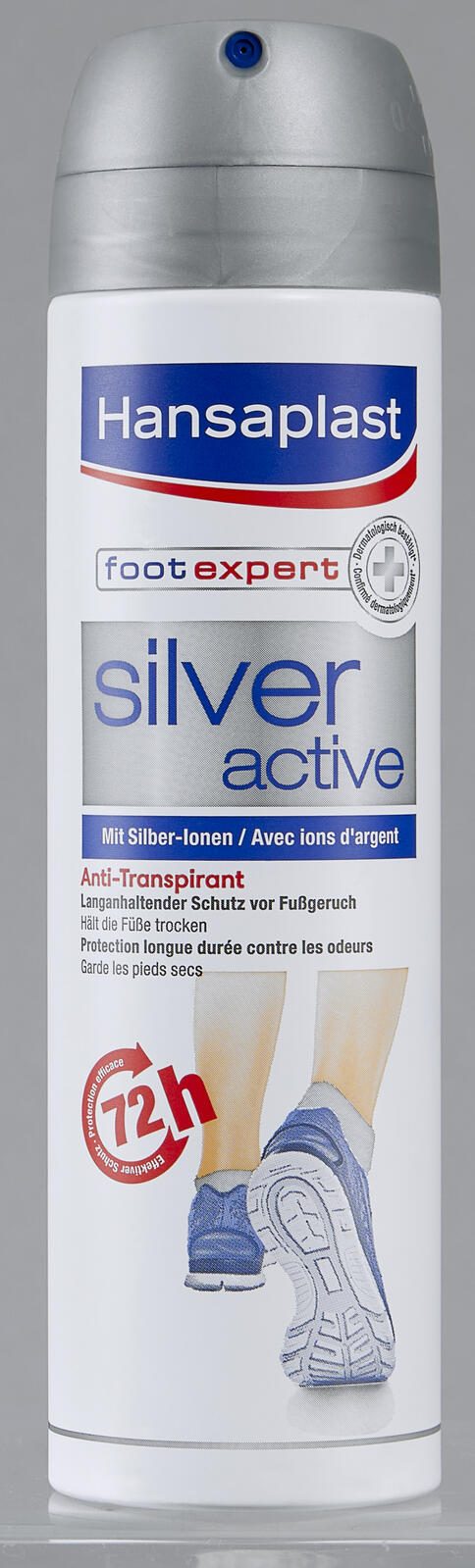 Hansaplast Silver active Fußdeo 150,0 ml