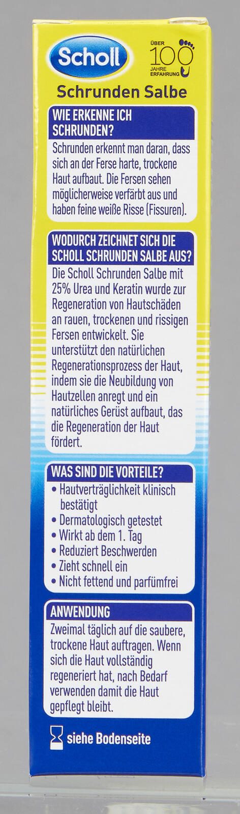 Scholl Schrundensalbe Fußcreme 25,0 ml