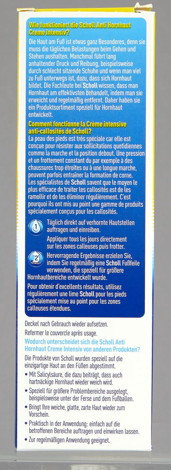 Scholl Anti-Hornhaut Intensiv Fußcreme 75,0 ml