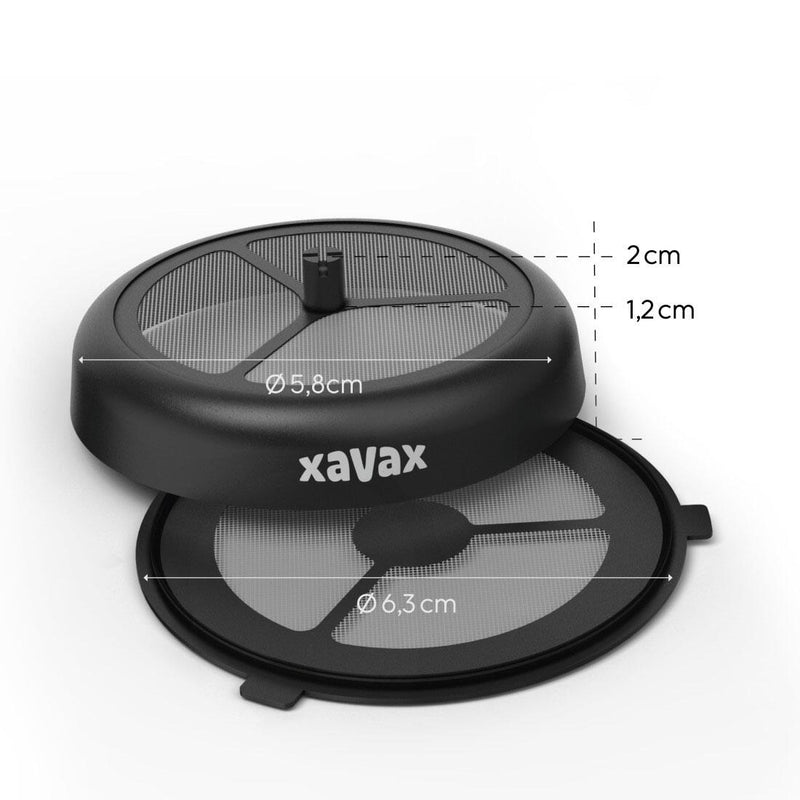 xavax® nachfüllbare Kaffeepads schwarz