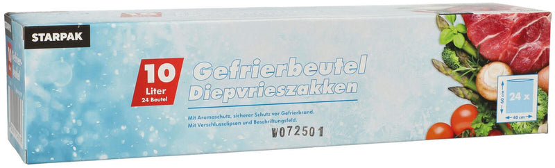 PAPSTAR Gefrierbeutel 14179 transparent 10,0 l