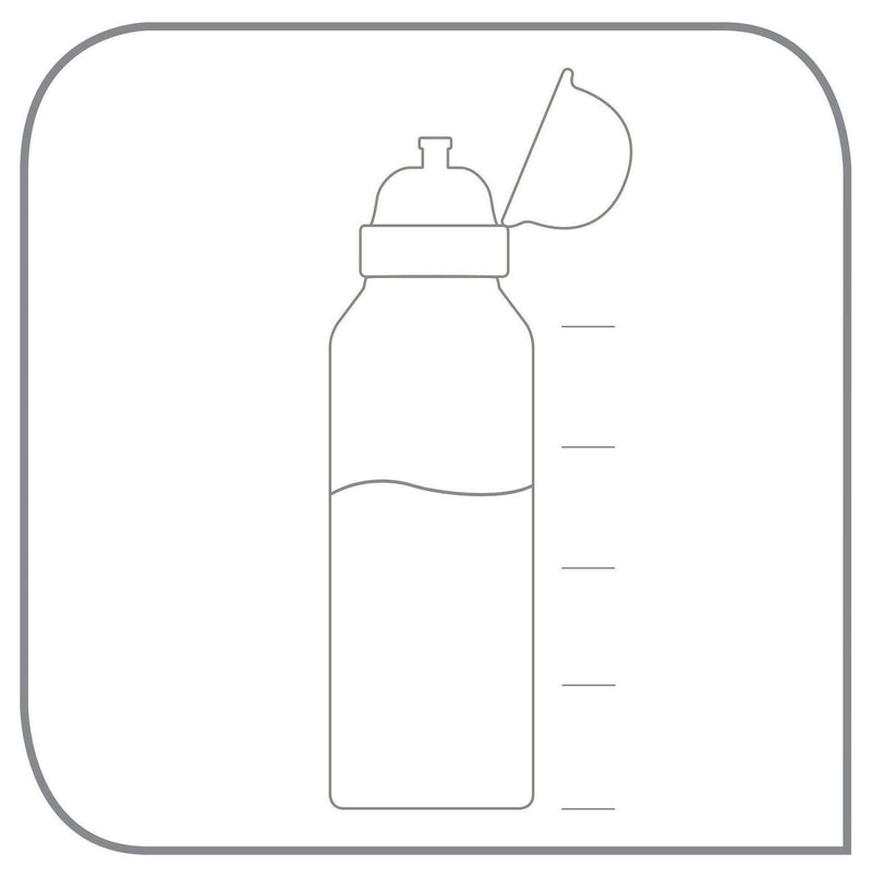 emsa Kinder Trinkflasche & Lunchbox Flasche: 0,4 l, Brotdose: 7,0 x 18,0 cm transparent, rosa