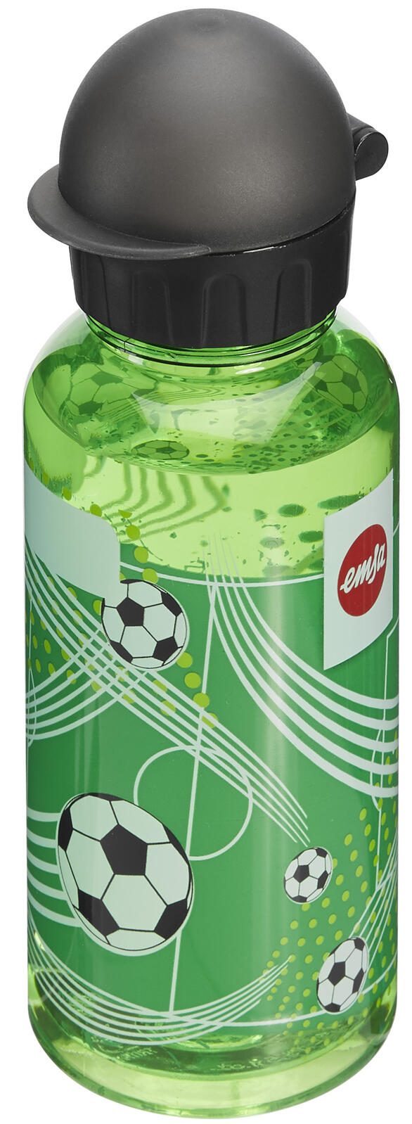 emsa Kinder Trinkflasche & Lunchbox Flasche: 0,4 l, Brotdose: 7,0 x 18,0 cm transparent, grün