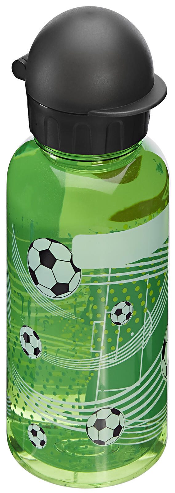 emsa Kinder Trinkflasche & Lunchbox Flasche: 0,4 l, Brotdose: 7,0 x 18,0 cm transparent, grün