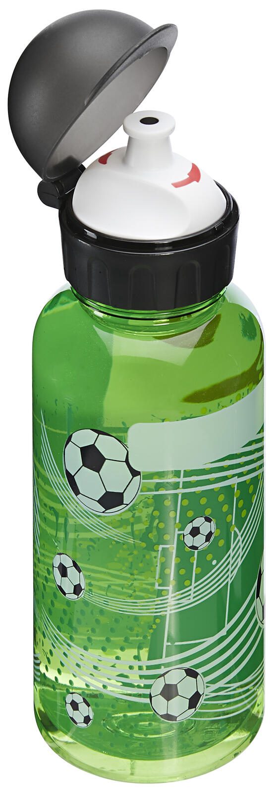 emsa Kinder Trinkflasche & Lunchbox Flasche: 0,4 l, Brotdose: 7,0 x 18,0 cm transparent, grün