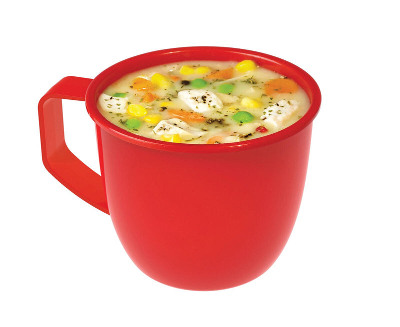 sistema® Mikrowellen-Suppentasse 10.7 cm hoch rot