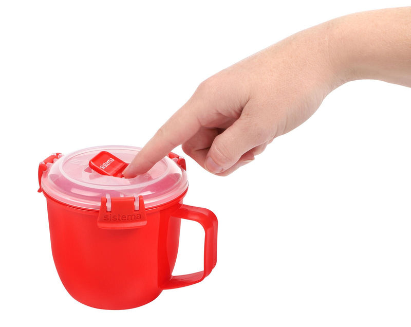 sistema® Mikrowellen-Suppentasse 10.7 cm hoch rot