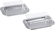 chg Butterdosen 4.5 cm hoch silber